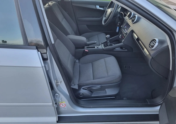 Audi A3 cena 21900 przebieg: 161936, rok produkcji 2008 z Szczytna małe 137